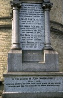 Memorial to Yorkshire Miners' Association Officers