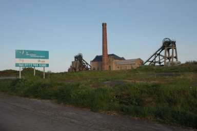 Pleasley Pit and development agency noticeboard