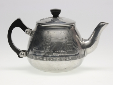 Aluminium two cup teapot
