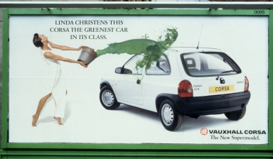 Advertisement for Vauxhall Corsa