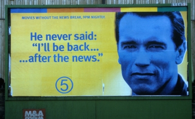 Advertisement for Channel 5