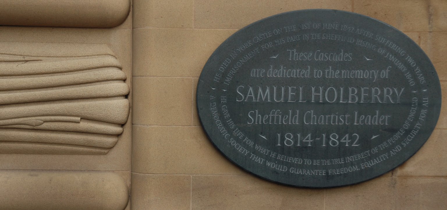 Plaque to Samuel Holberry