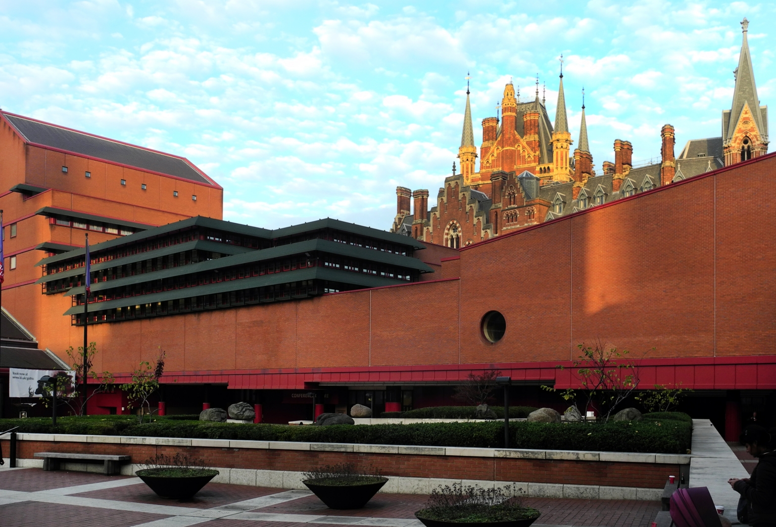 British Library and St Pancras Station Hotel